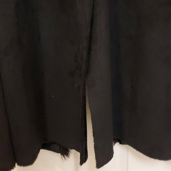 Jasper Conran Full Length Faux Fur Coat - Picture 7 of 9